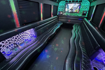 Norfolk Limo Bus Interior